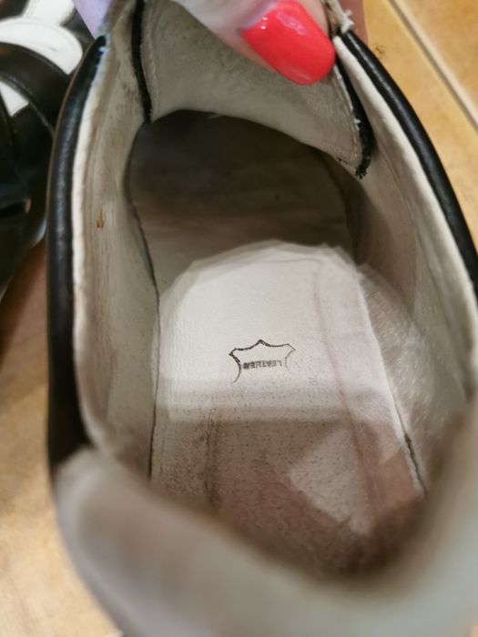 Półbuty Ryłko rozm. 36 czarno-białe,