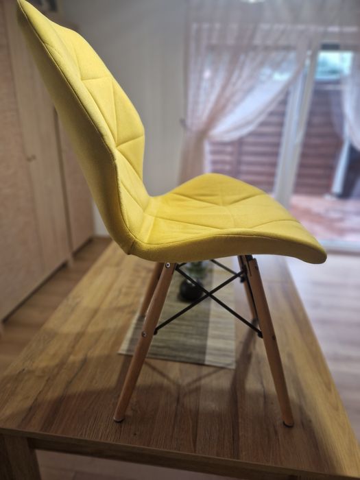 Krzesła skandynawskie do salonu 6 szt.