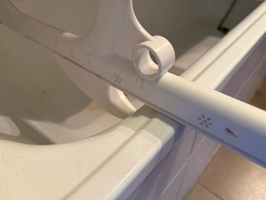 Banheira com muda fraldas