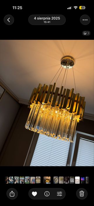 Eksluzywna lampa + 2  kinkiety