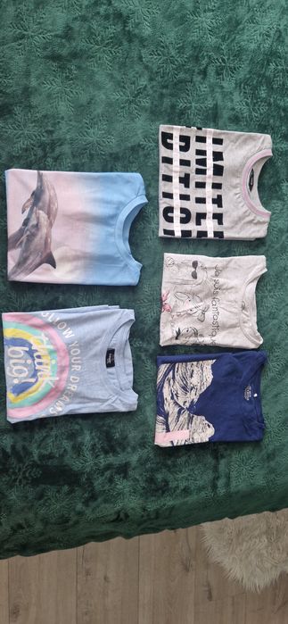 Zestaw koszulek krótki rękaw 134/140