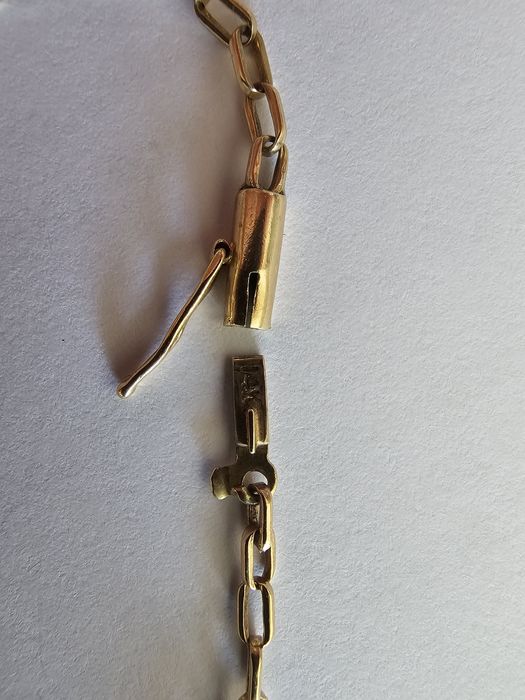 Pulseira ouro 14 klt