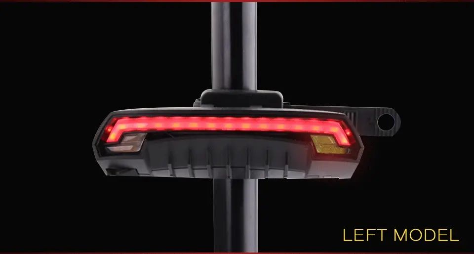 Задний вело фонарь с указателями поворотов Meilan X5