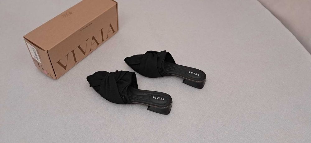 Buty VIVAIA czarne  rozmiar 36  dzianina streth