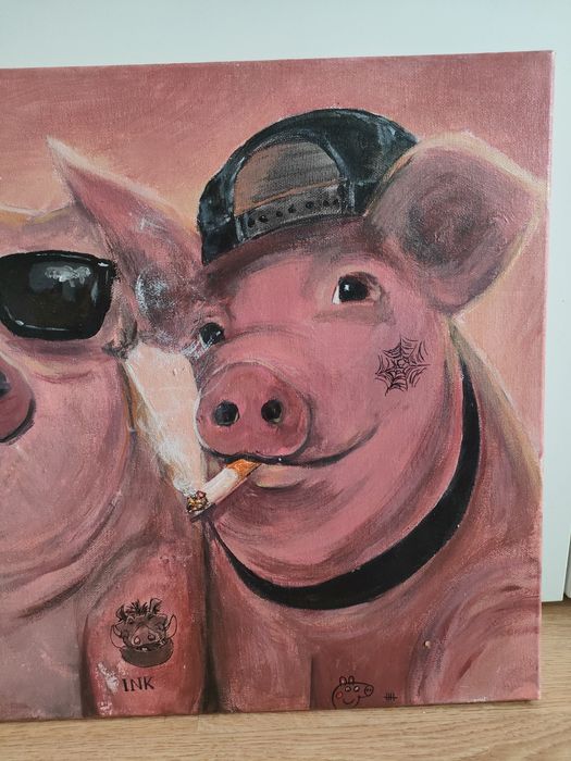 Obraz akrylowy 40x50  'Goodpigs'