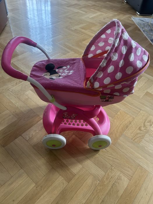Wozek minnie mouse rozowy