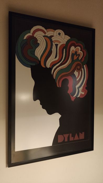 Bob Dylan - poster álbum Greatest Hits 1967 - Milton Glaser