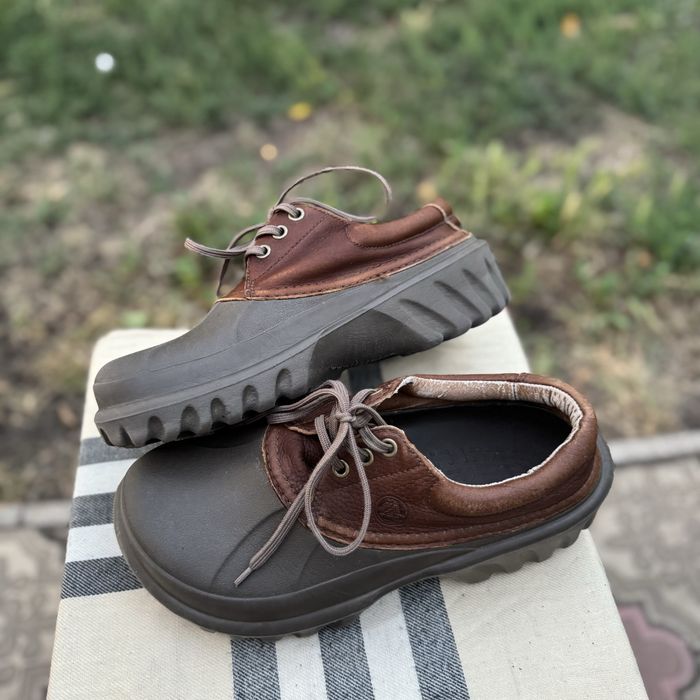 Тапочки Crocs Brown/Grey, 40-41 размер, Сабо, Оригинал, Шлепанцы