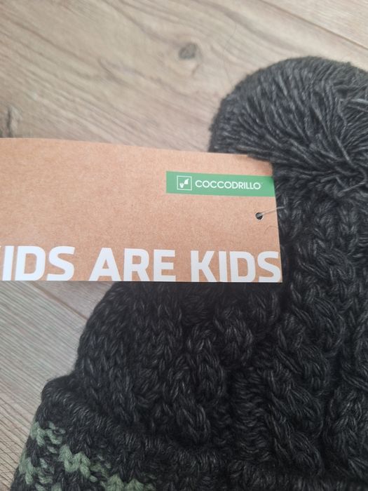 Nowa czapka zimowa dla chłopca coccodrillo 50 52