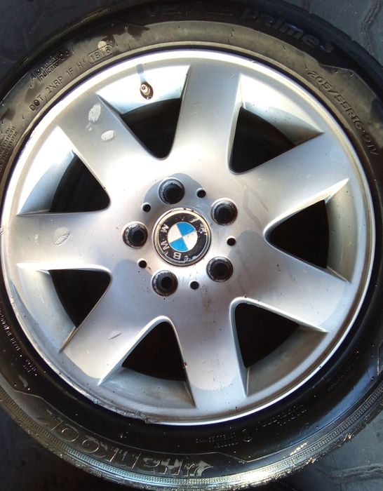 Jantes Bmw R16 Com Pneus 205/55 Furacão 5X120