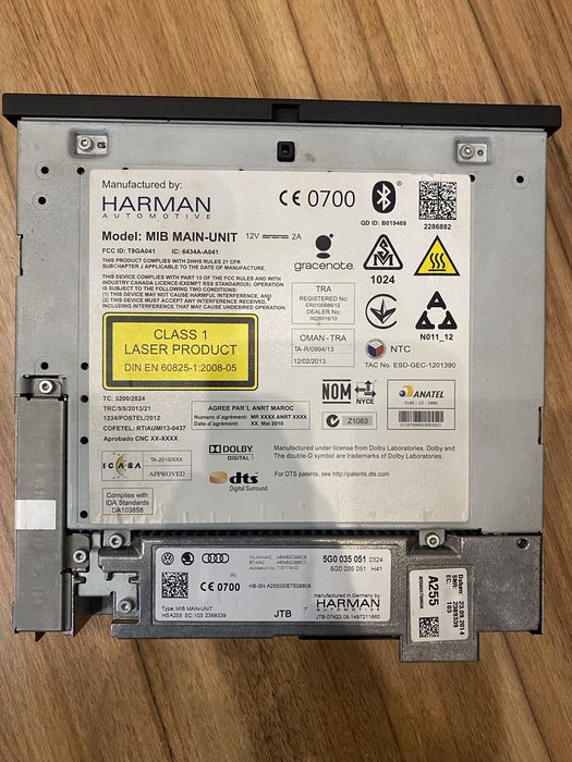 Блок управления мультимедиа 5G0035051 для авто Vag группы