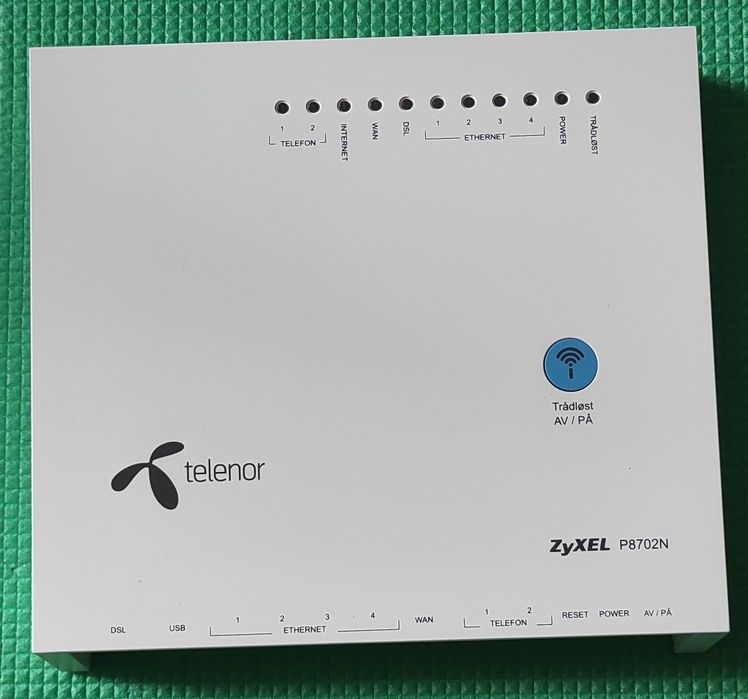 wi-fi роутер Zyxel P8702N