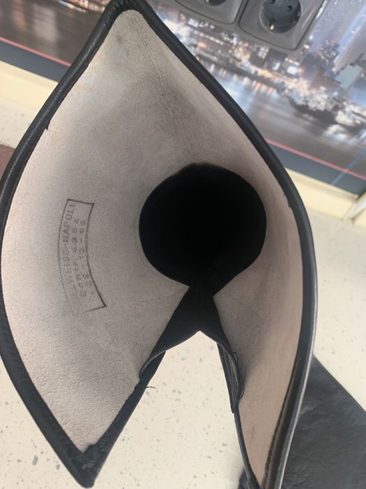 Женские кожаные перчатки длинные