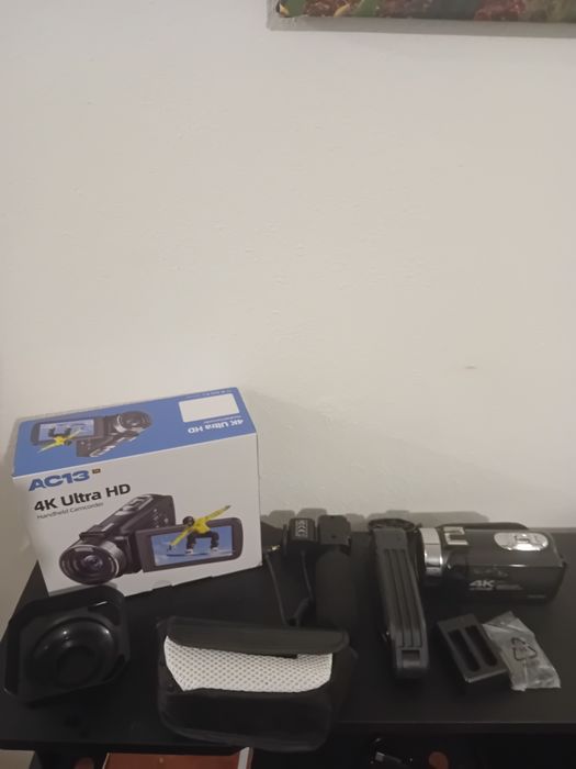 Camera de filmar 4k + Lcd 32 polegadas
