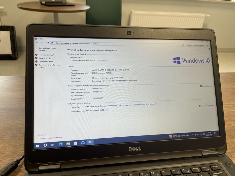 Laptop Dell Latitude E5450 8/128 Windows 10 Pro 14”