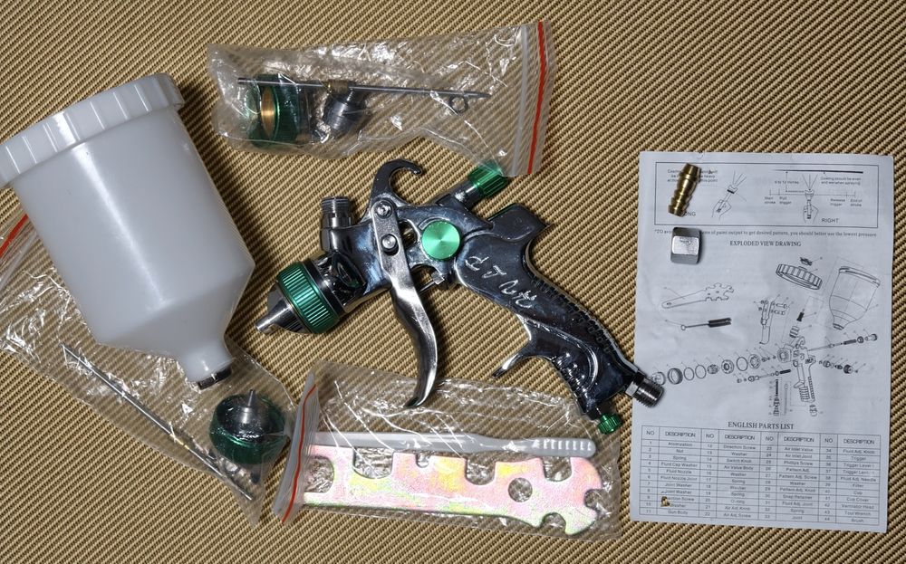 Pistolet do lakierowania na kompresor