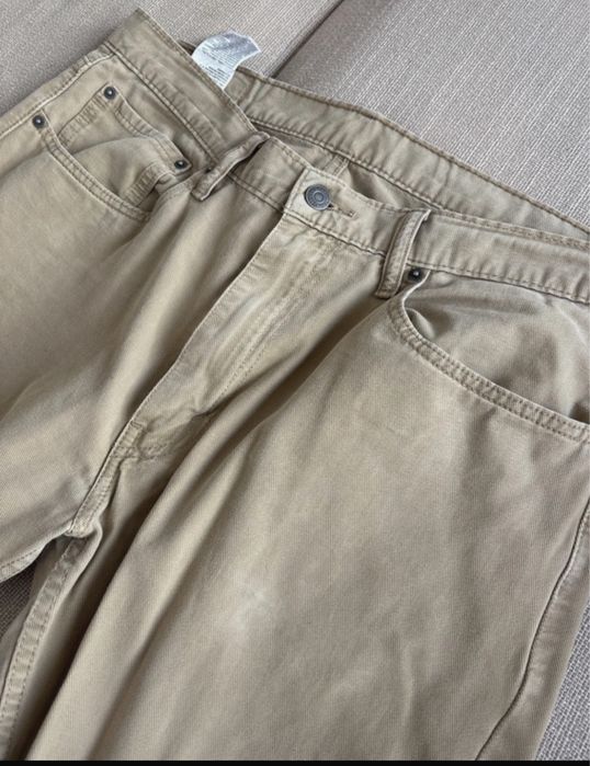 Calças ganga Levis Beige W36 L32