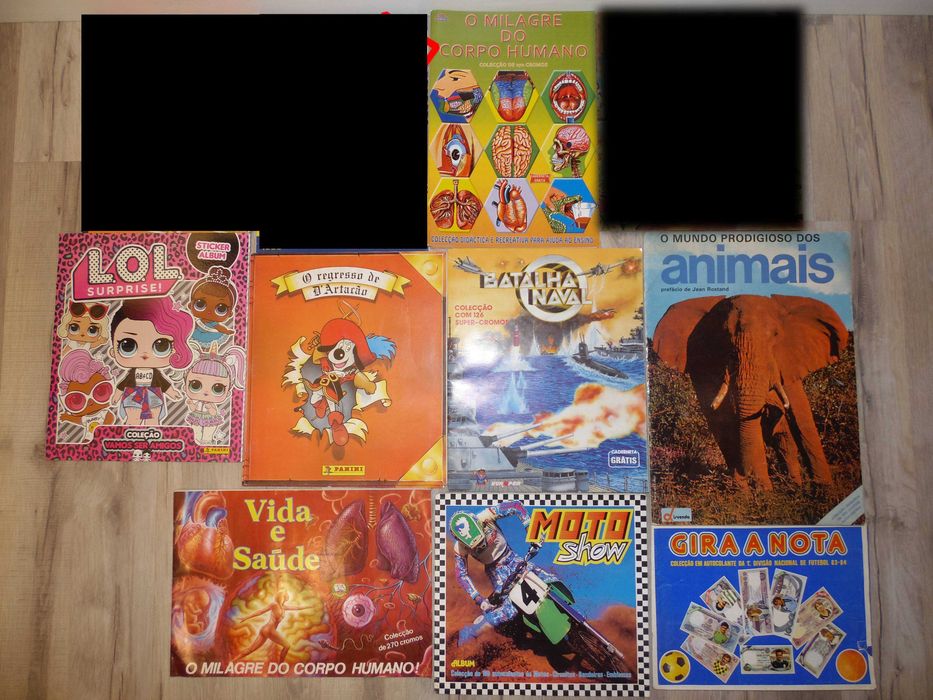 Diversas Cadernetas Incompletas ou Vazias