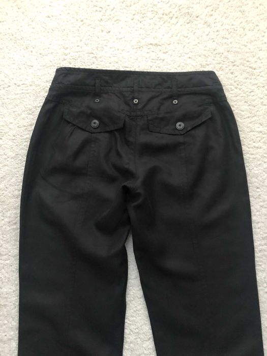 spodnie eleganckie, rybaczki czarne firmy Marc Cain rozm 36