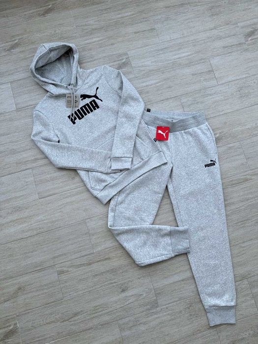 США! Жіночі спортивні костюми Puma ESS Big Logo Оригінал! На Флісі! XS,S