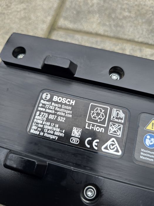 Bateria Akumulator BOSCH POWERPACK 500Wh na bagażnik 75 cykli 93% spra