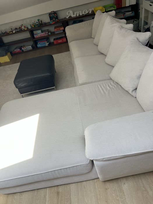 Repousa pés em pele ikea