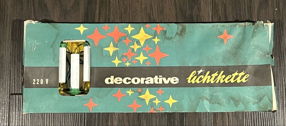 Вінтажна декоративна гірлянда «Lichkette”