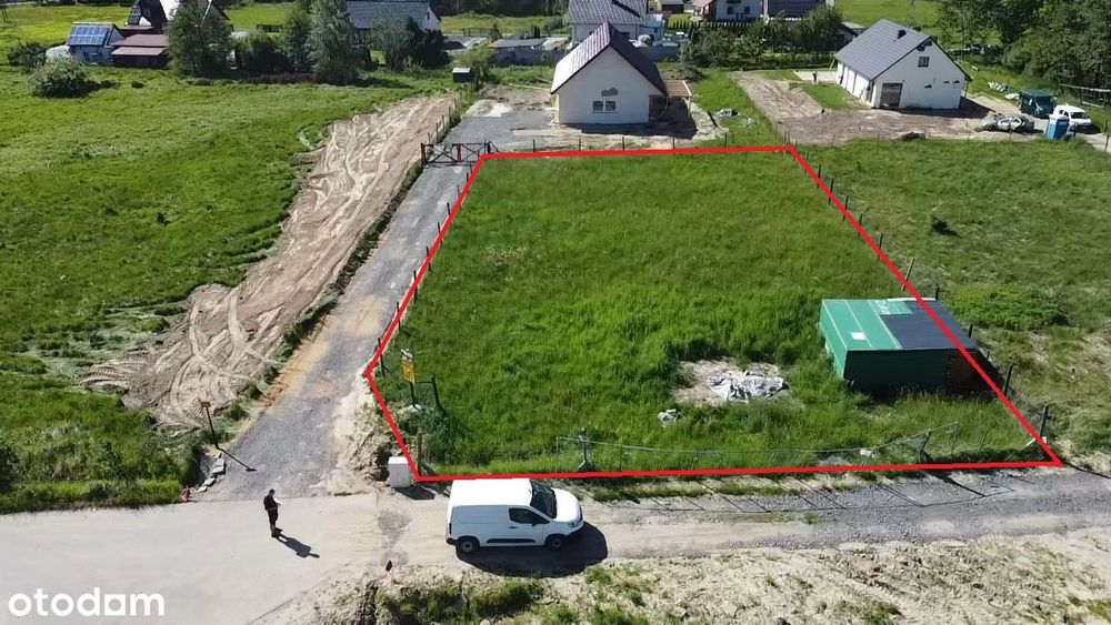 Działka budowlana 1148 m² | MPZP | Media przy działce | Olszyna - Widok 3