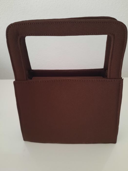 Mala de mão castanha nova