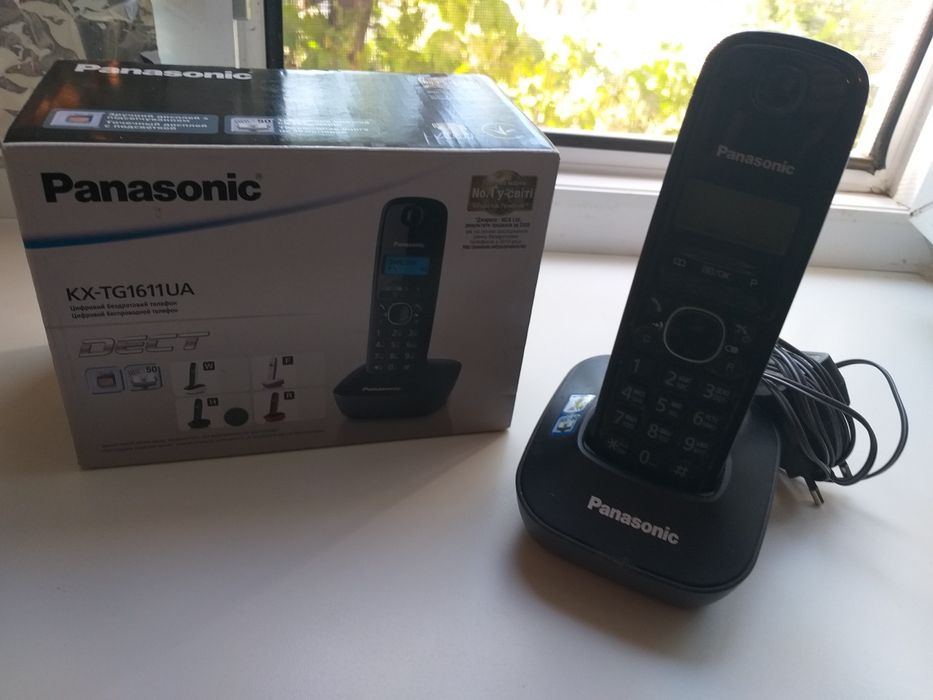 Телефон Dect Panasonic KX-TG1611UAH.