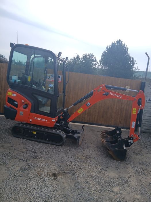 Minikoparki kubota kx015-4 tylko 62.mth 2024r jak nowa