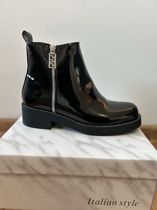 Nowe Botki Lakierowane Ocieplane rz. 36 do 41