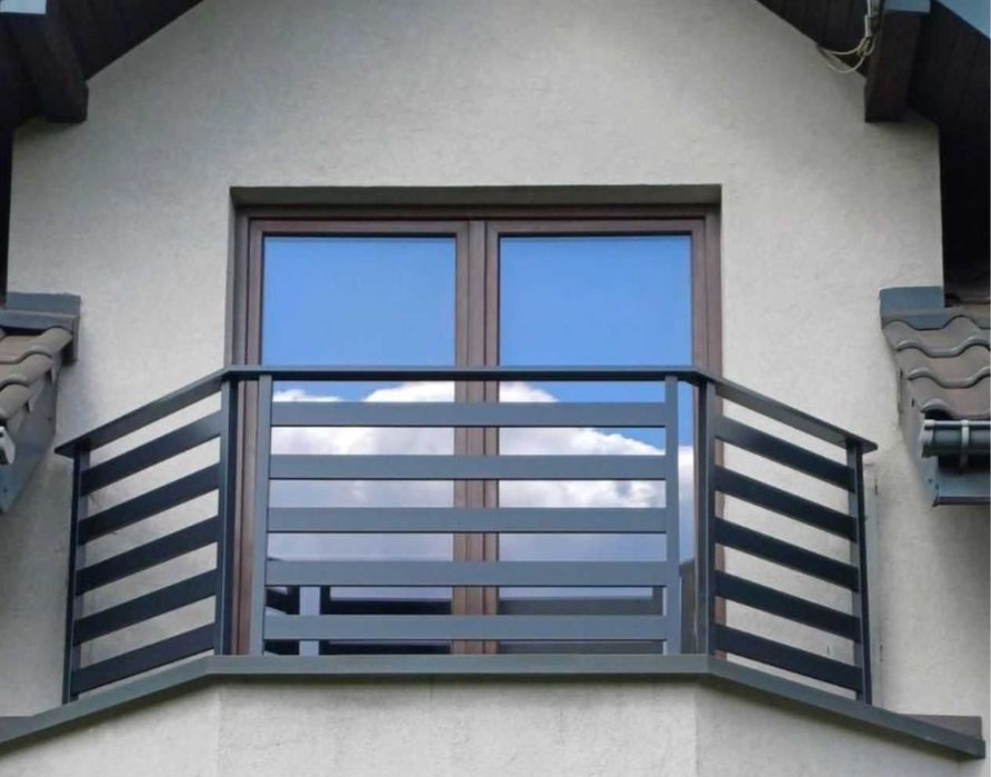 Balustrady aluminiowe na wymiar – balkon, taras, schody, okna francus.