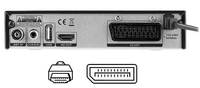 Tuner DVB-T/C Hevc H.265 10bit Cabletech