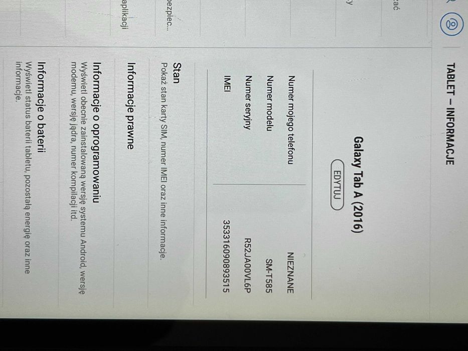 Galaxy Tab A 16GB 2GB