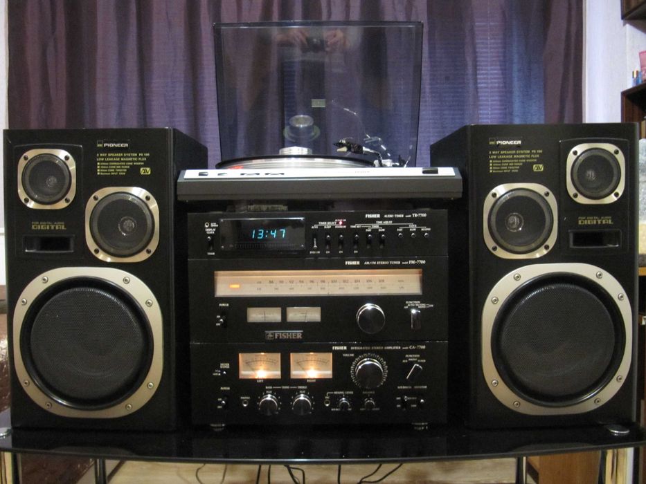 FISHER 7700 HI-FI – Вініловий Комплекс (made in Japan) - ВІДМІННИЙ Стан