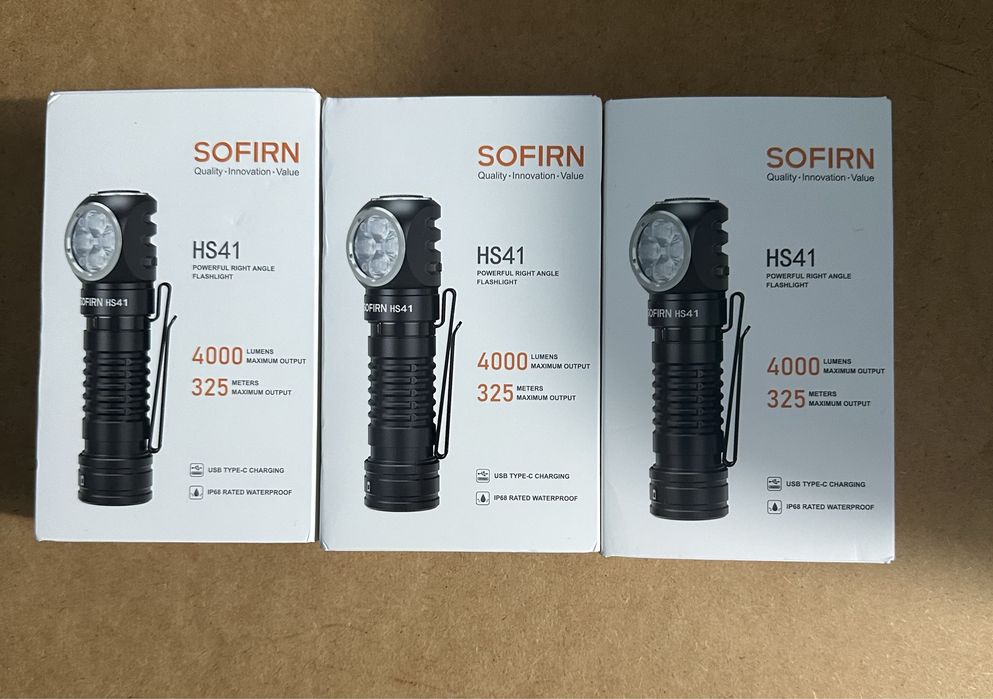 Налобний ліхтар Sofirn HS41 з АКБ 21700 usb type-c QC2.0