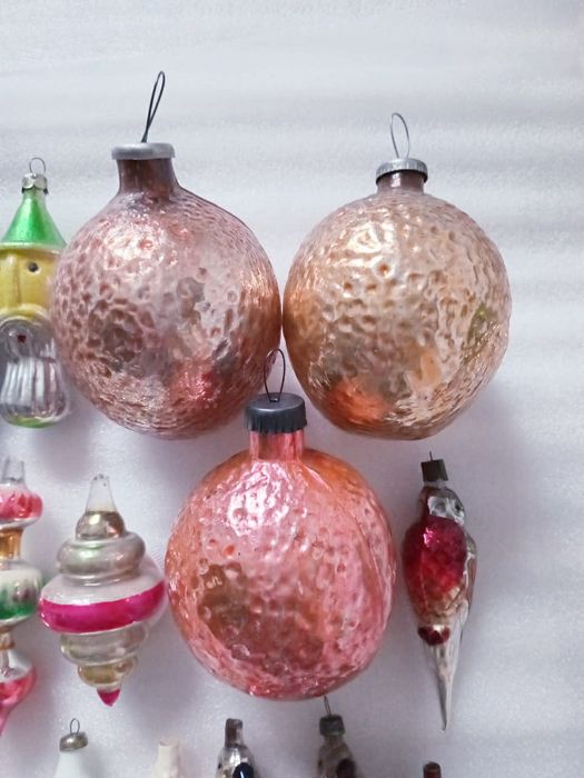 Елочные игрушки времен СССР
