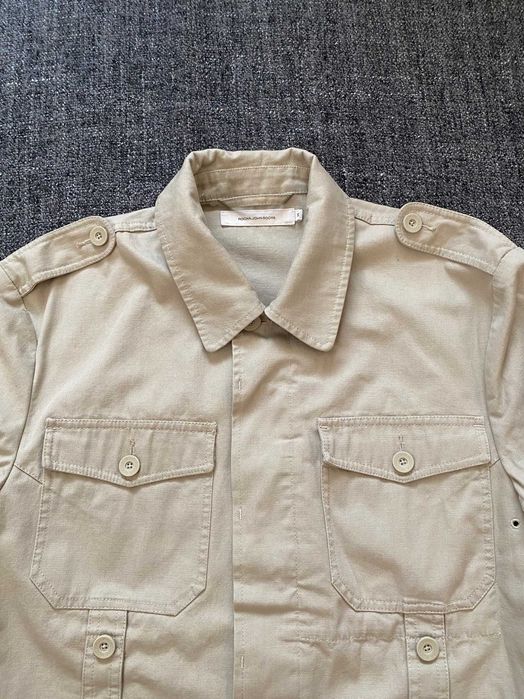 John Rocha M koszula gruba overshirt L kurtka lee beżowa military