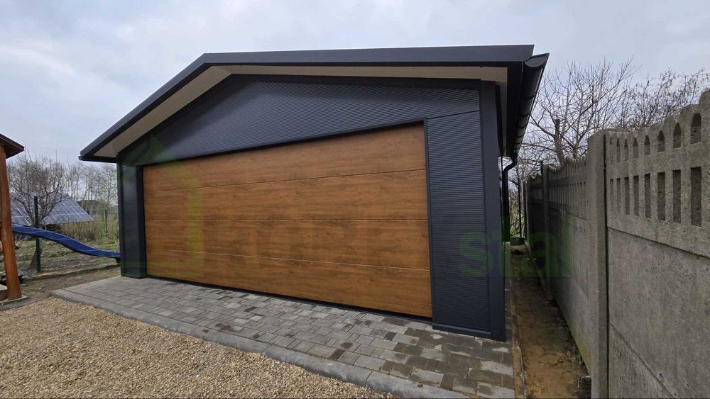 Garaż ocieplany z płyty warstwowej 6.3x5.5 do 35m2 MONTAŻ CAŁY KRAJ