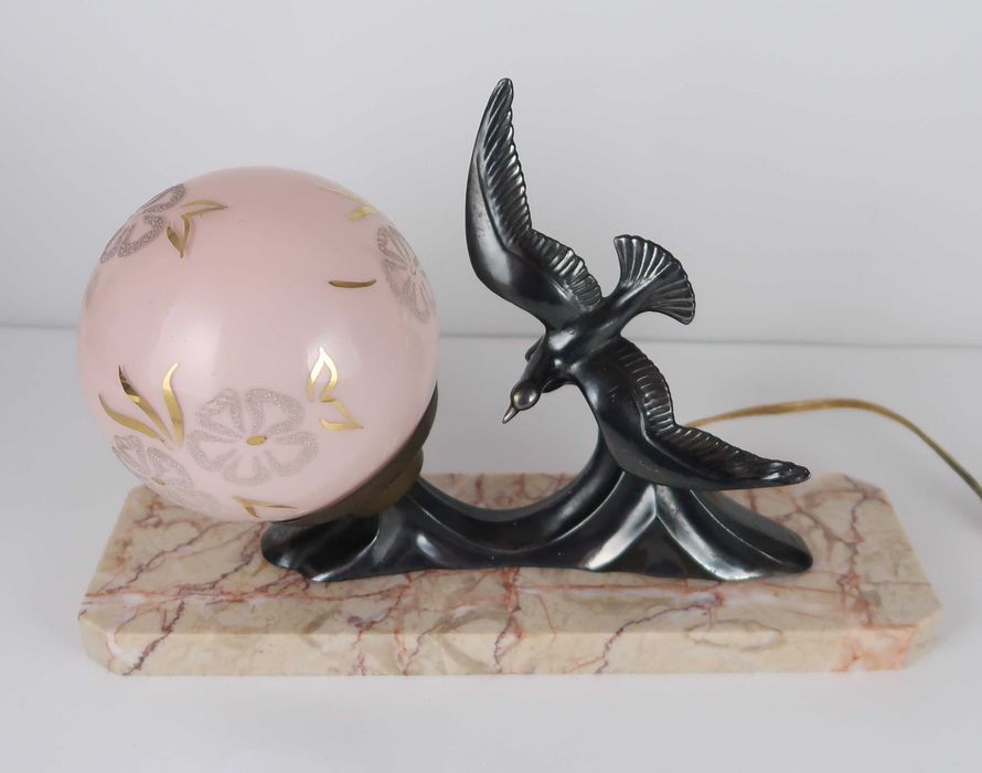 Candeeiro de mesa antigo Art Deco (Ref. 3)
