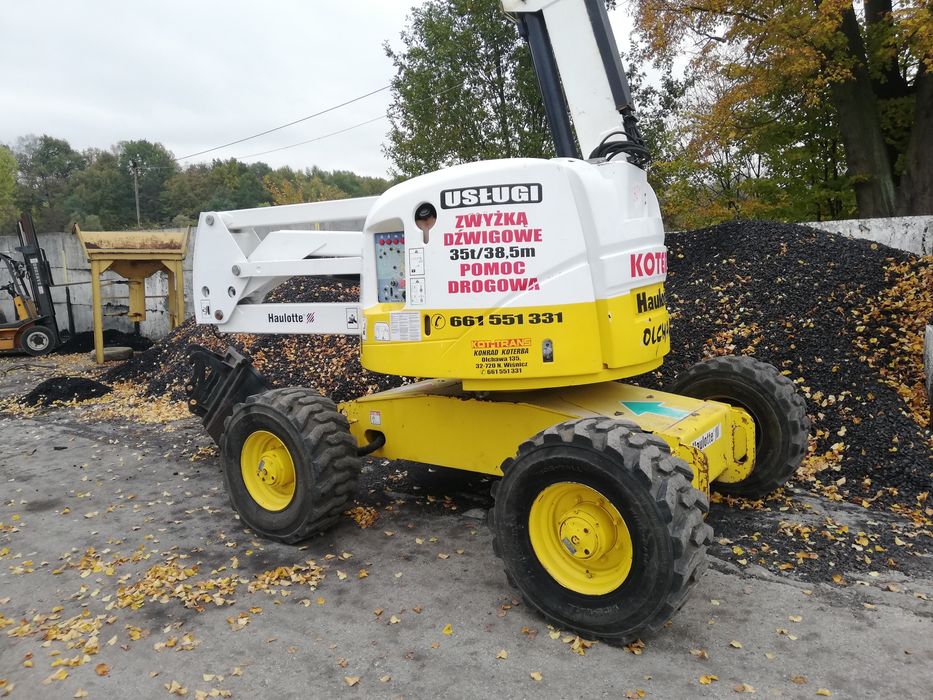 Wynajem Zwyżka Terenowa 16m roboczych. Bochnia KOTERBA