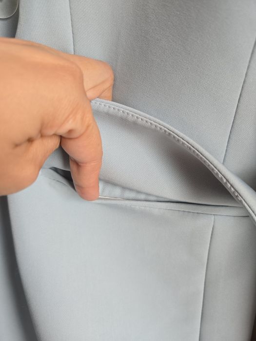 Marynarka oversize Dollina baby blue