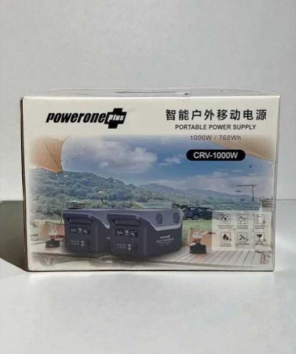 Станція живлення Powerone Plus CRV-1000W 768Wh LiFePO4 швидка зарядка