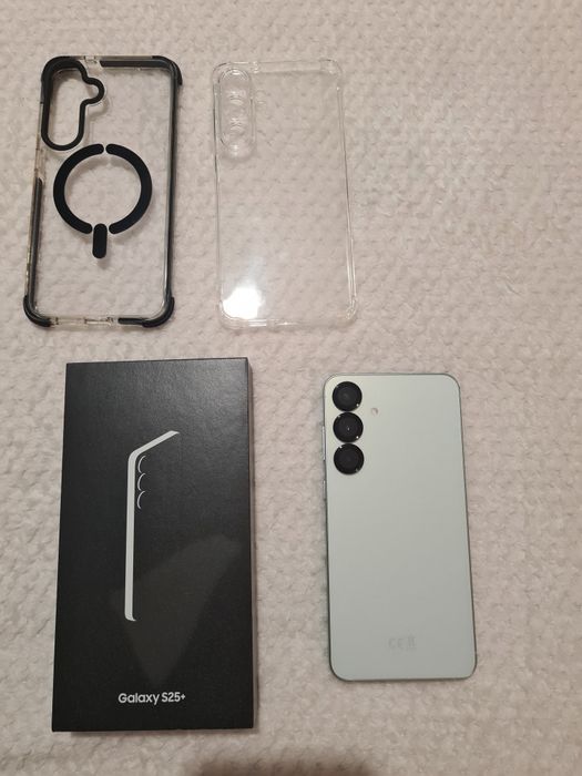 Samsung Galaxy S25+ 5G | 256GB | 12GB RAM | Menta — Como Novo