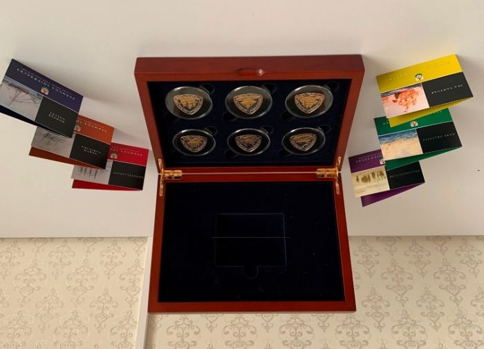 Набор монет, UK, Бермудские корабельные аварии, Поз. серебро, 2006