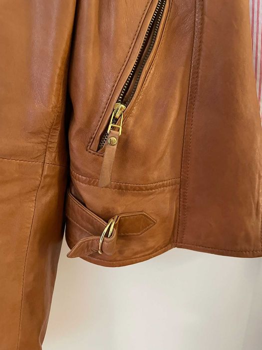 Casaco Massimo Dutti em pele