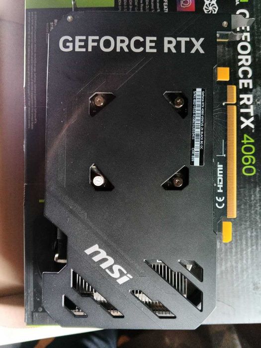 MSI GeForce RTX 4060 Ventus 2X Black 8GB OC | Гарантія Rozetka
