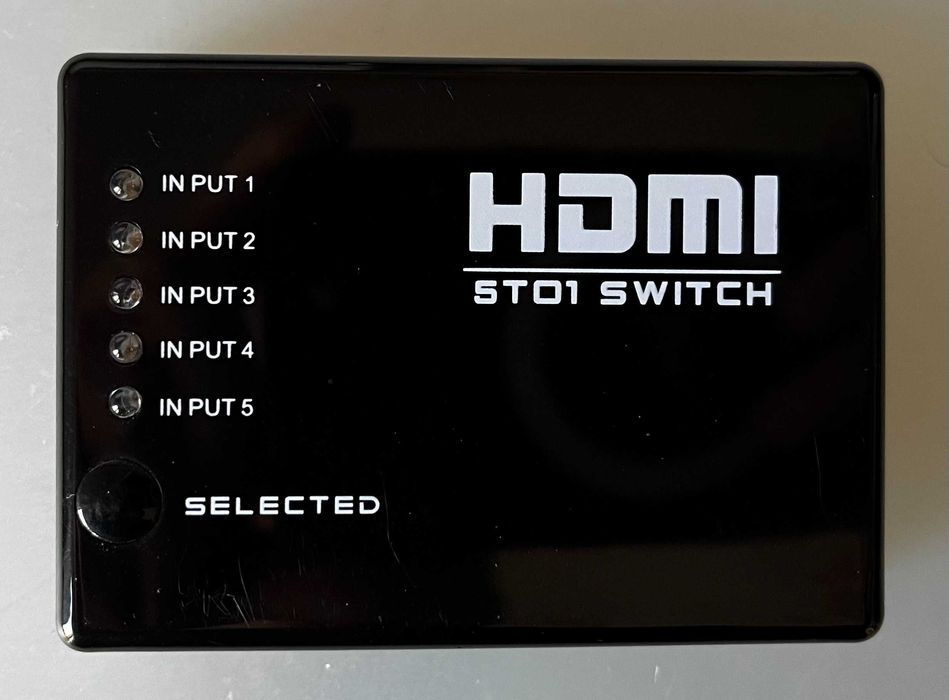 Switch HDMI 5x1 sem comando