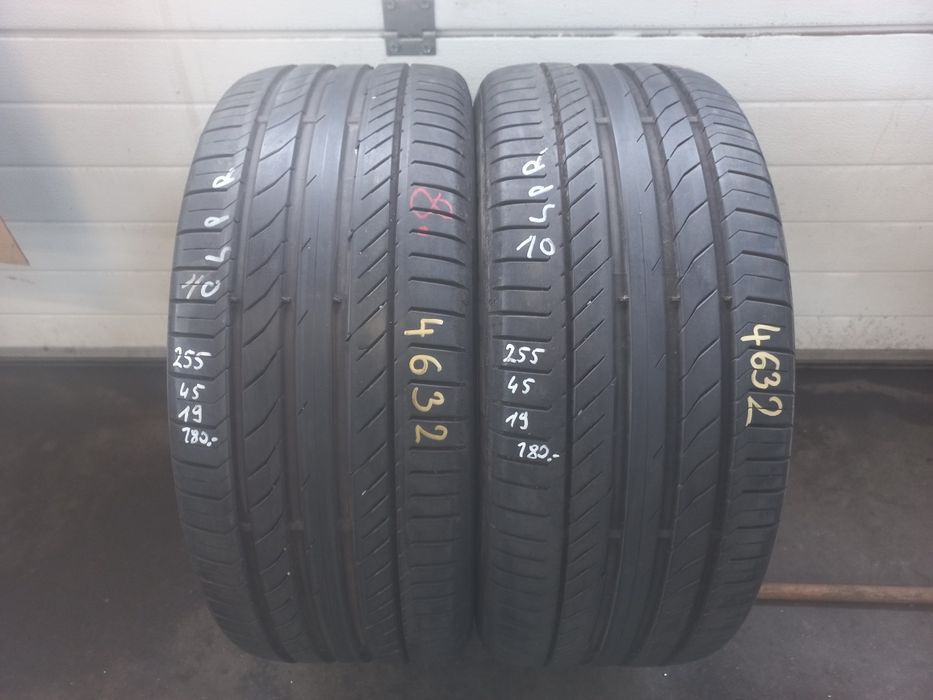 Opony letnie Continental 255/45/19 100V